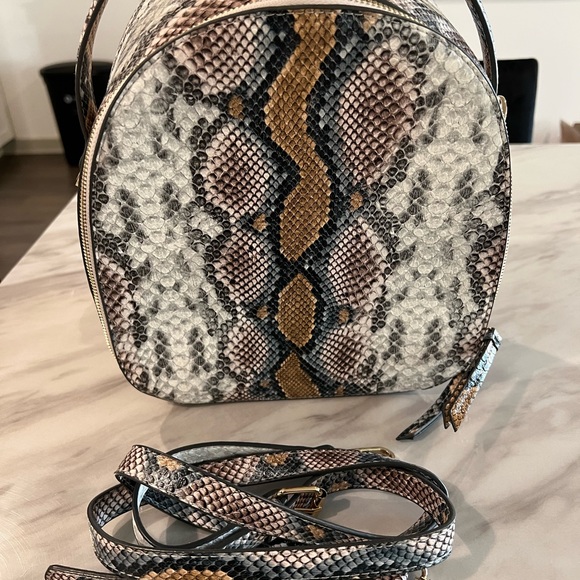 Snake Print multi strap book bag - Picture 4 of 4